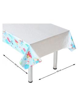 Toalha de Mesa Pequena Sereia 183 x 132 cm