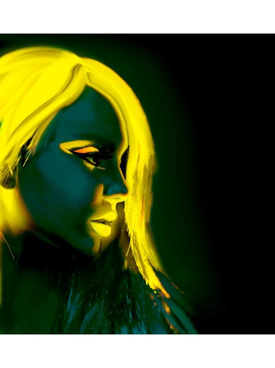 Maquiagem Amarelo Fluorescente em Frasco de 30ml