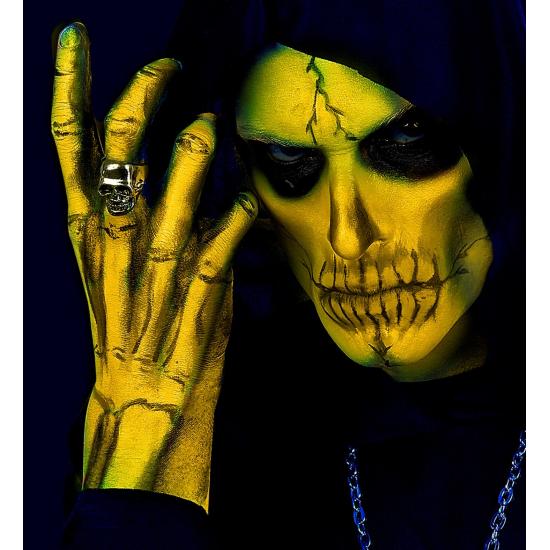 Maquiagem Amarelo Fluorescente em Frasco de 30ml Maquiagem Amarelo Fluorescente em Frasco de 30ml