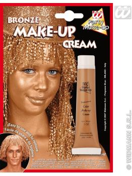 Maquiagem cor bronze para fantasias.