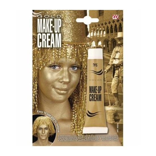 Maquiagem dourada para fantasias.