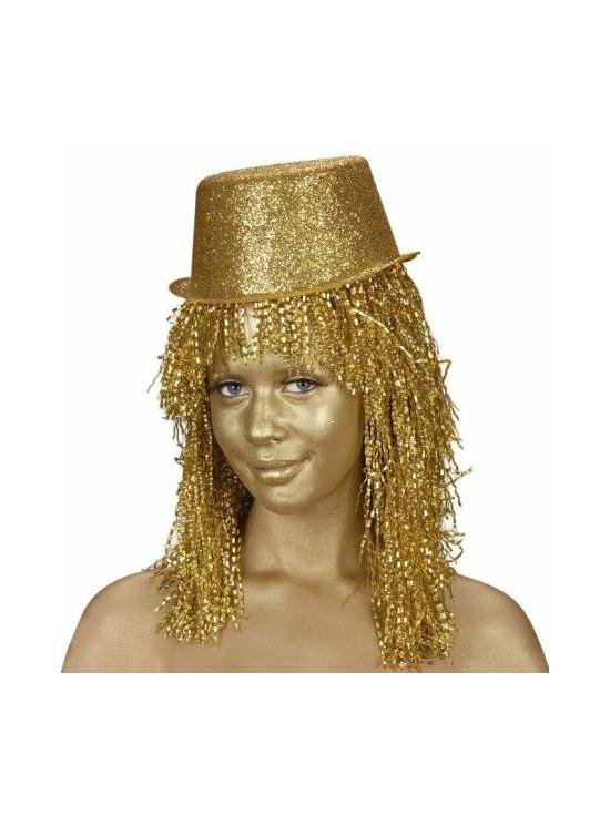 Maquiagem dourada para fantasias.
