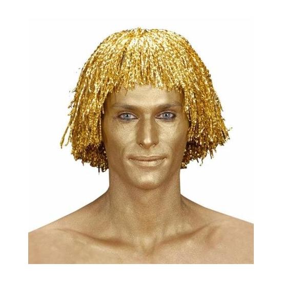 Maquiagem dourada para fantasias.