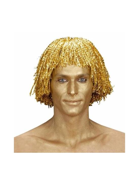 Maquiagem dourada para fantasias.