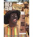 Maquiagem creme facial marrom