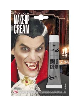 Maquiagem creme facial cinza