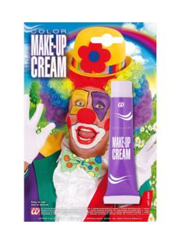 Maquiagem creme facial violeta