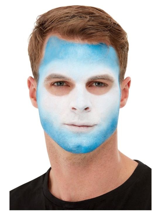 Dia dos Mortos Maquiagem Azul