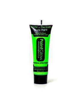Maquilhagem Rosto e Corpo Fluorescente Verde Escuro