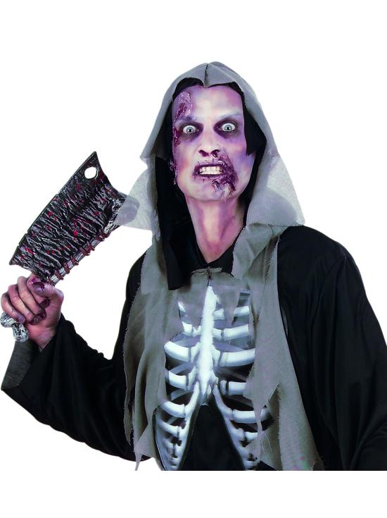 Maquiagem de pele de zumbi