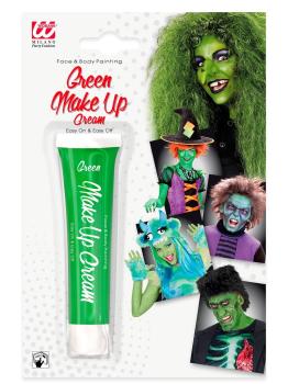 Tubo facial de maquiagem verde