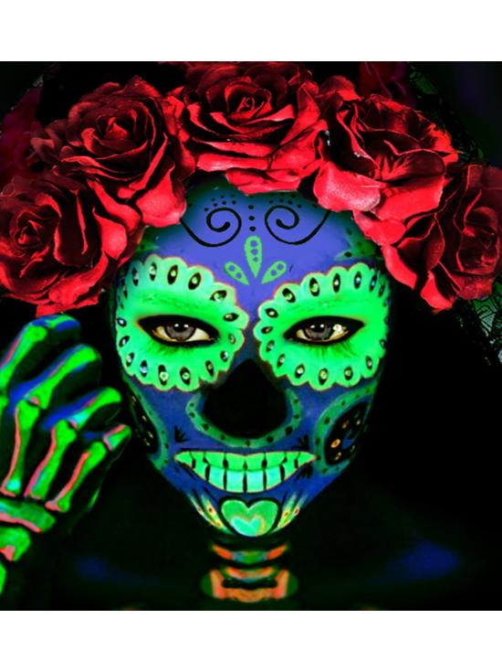 Maquiagem Verde Fluorescente em Frasco de 30ml