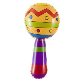 Maraca inflável com sino 20 cm