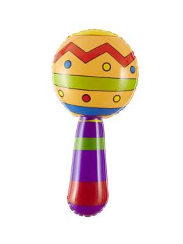 Maraca inflável com sino 20 cm