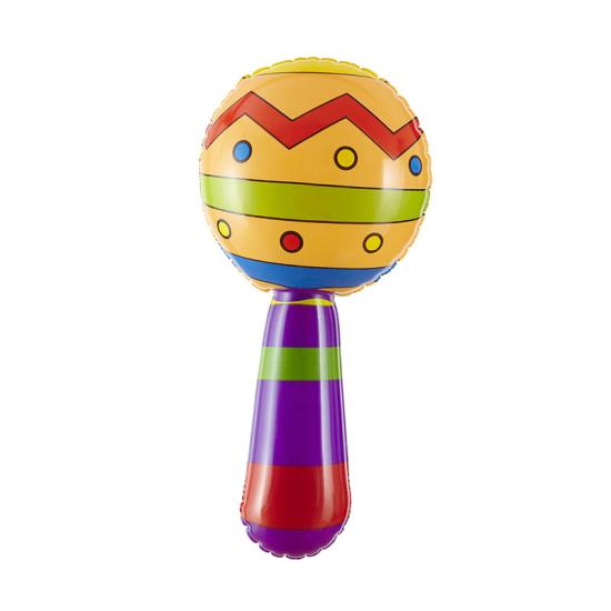 Maraca inflável com sino 20 cm