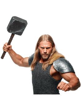 Martelo Viking de 53 cm - Acessório épico para sua fantasia