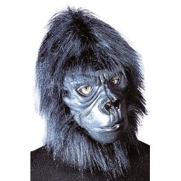 Máscara de Gorila de Pelúcia Adulto