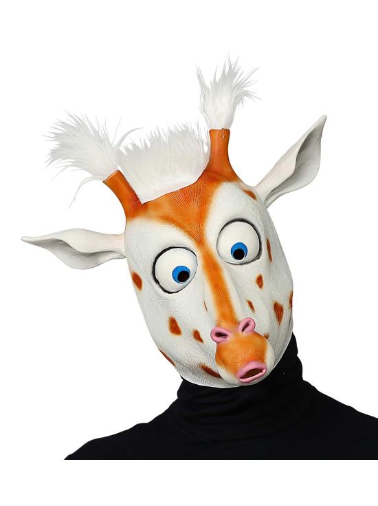 Máscara de girafa para fantasias