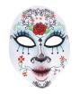 Máscara Catrina Dia dos Mortos em Tecido Colorido