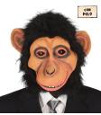 Máscara de macaco com cabelo