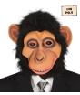 Máscara de macaco com cabelo