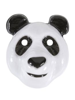 Máscara de panda de plástico