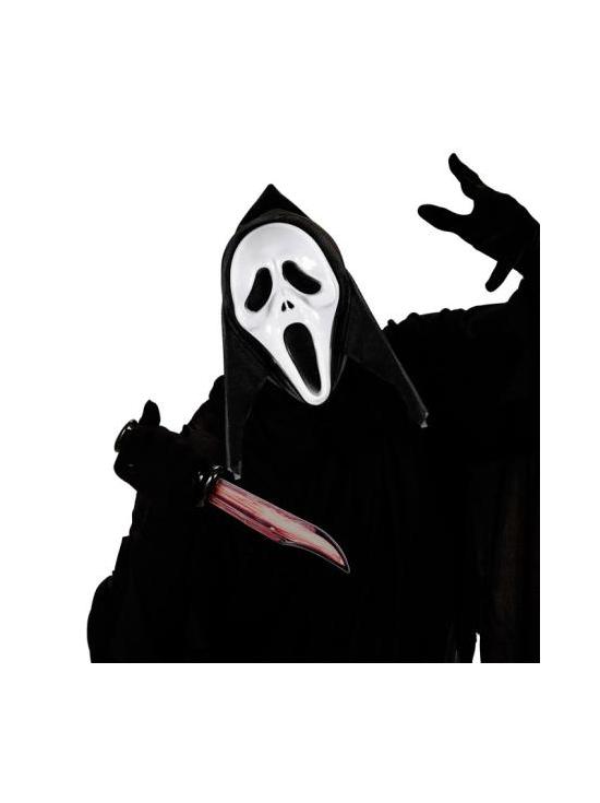 Máscara de terror de grito de plástico.