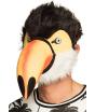 Máscara facial de pelúcia tucano