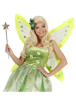 Asas Maxi Tinker Bell Verdes com Glitter