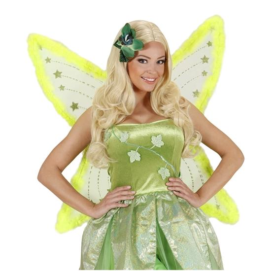 Asas Maxi Tinker Bell Verdes com Glitter