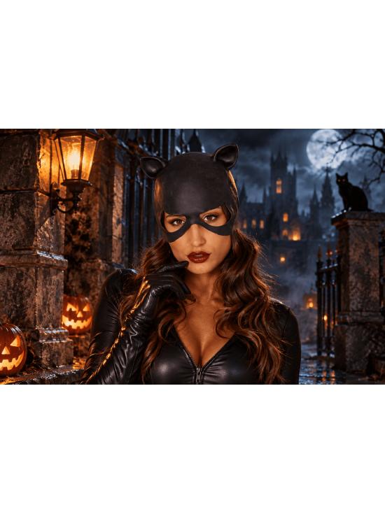 Máscara da Mulher-Gato.
