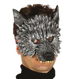 Meia máscara de espuma de lobo