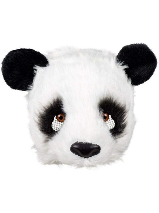 Máscara de pelúcia de panda