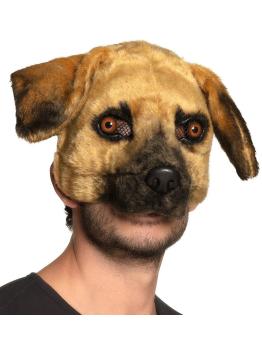 Máscara de pelúcia para cachorro