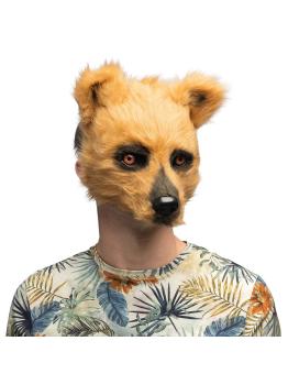 Meia máscara de urso para adulto