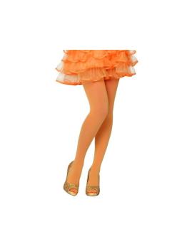 Meia-calça Orange Grid Tamanho Único