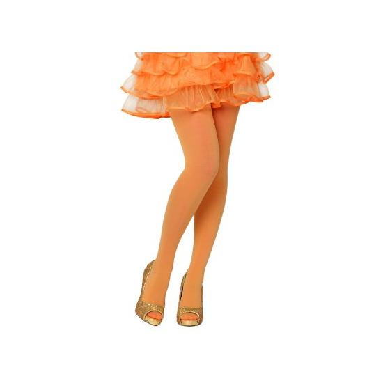 Meia-calça Orange Grid Tamanho Único