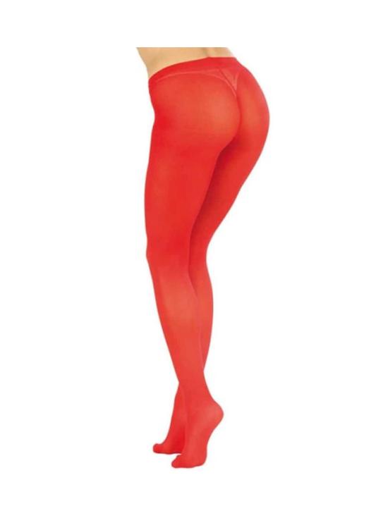 Meias de Lycra Vermelhas.