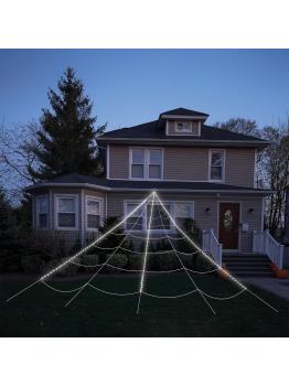 Teia de aranha mega luminosa para jardim (5,69 m)