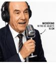 Microfone retrô para figurinos de cantores e roqueiros.
