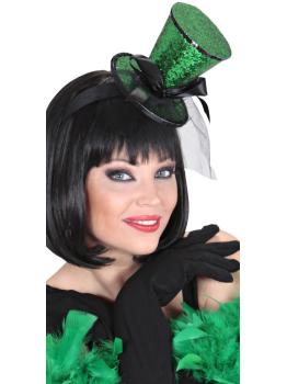 Mini faixa de cabelo verde para o Dia de São Patrício