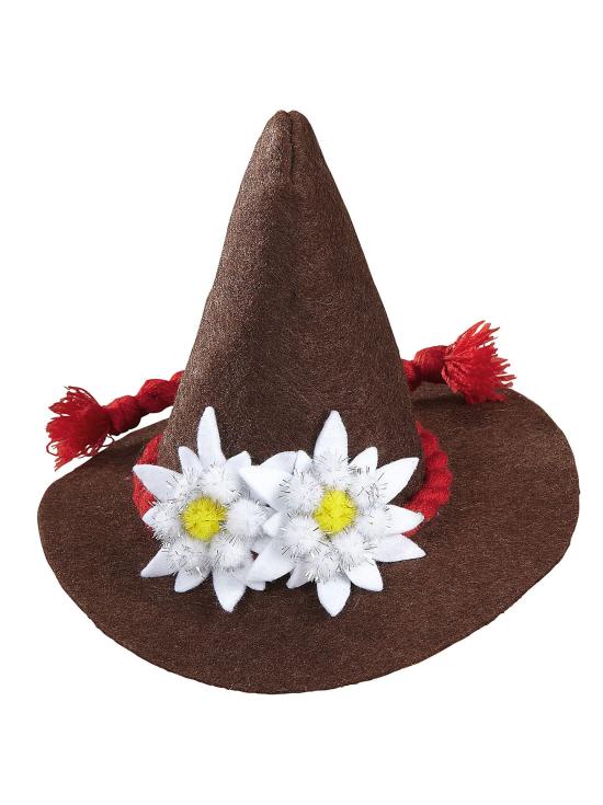 Mini Chapéu Bávaro Edelweiss Unissex