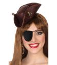 Mini chapéu pirata fashion