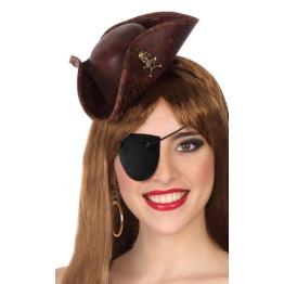Mini chapéu pirata fashion