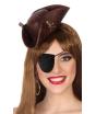 Mini chapéu pirata fashion