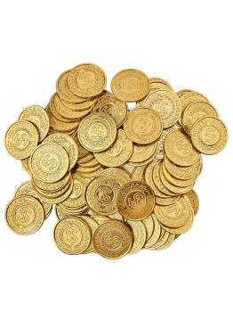 Moedas de Ouro 100 unidades