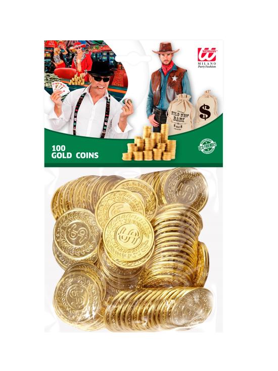 Moedas de Ouro 100 unidades