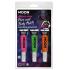 Pintura facial UV neon intensa com brilho lunar