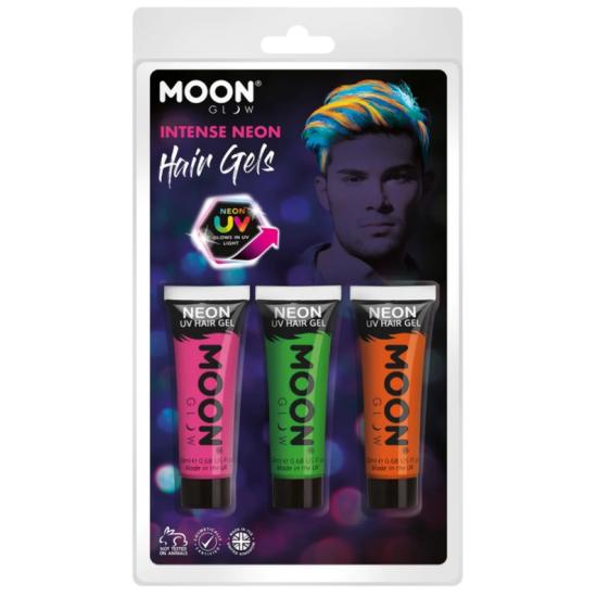 Gel de cabelo UV neon intenso Moon Glow Gel de cabelo UV neon intenso Moon Glow