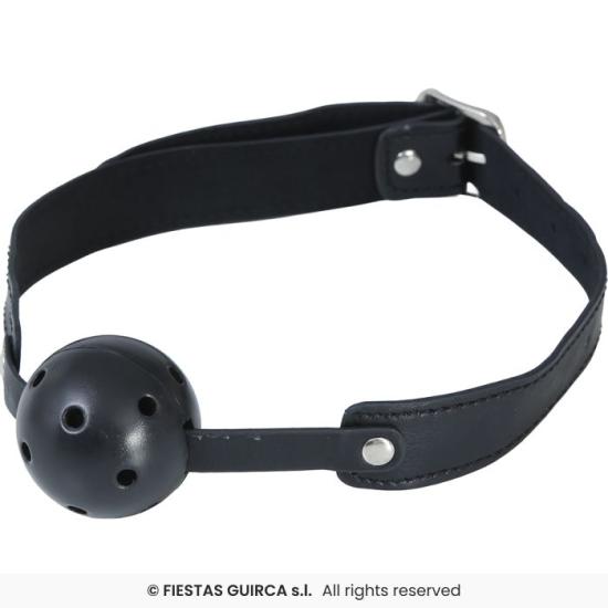 Mordaça erótica para adultos – preta (unissex)